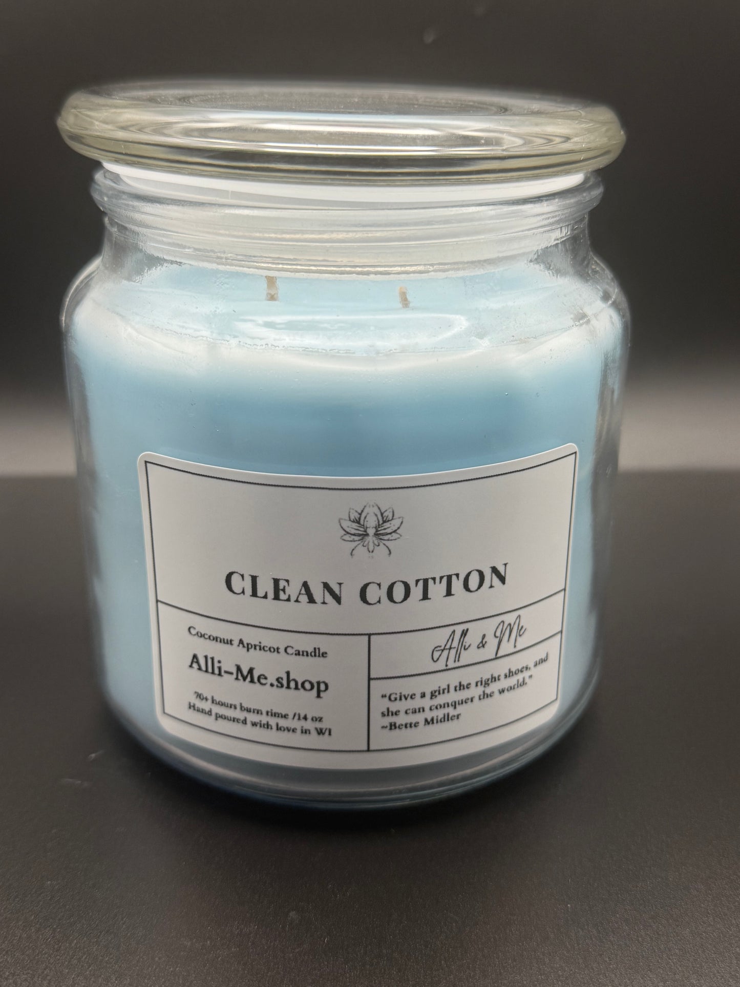 14 oz Apricot/Coconut Wax Candle