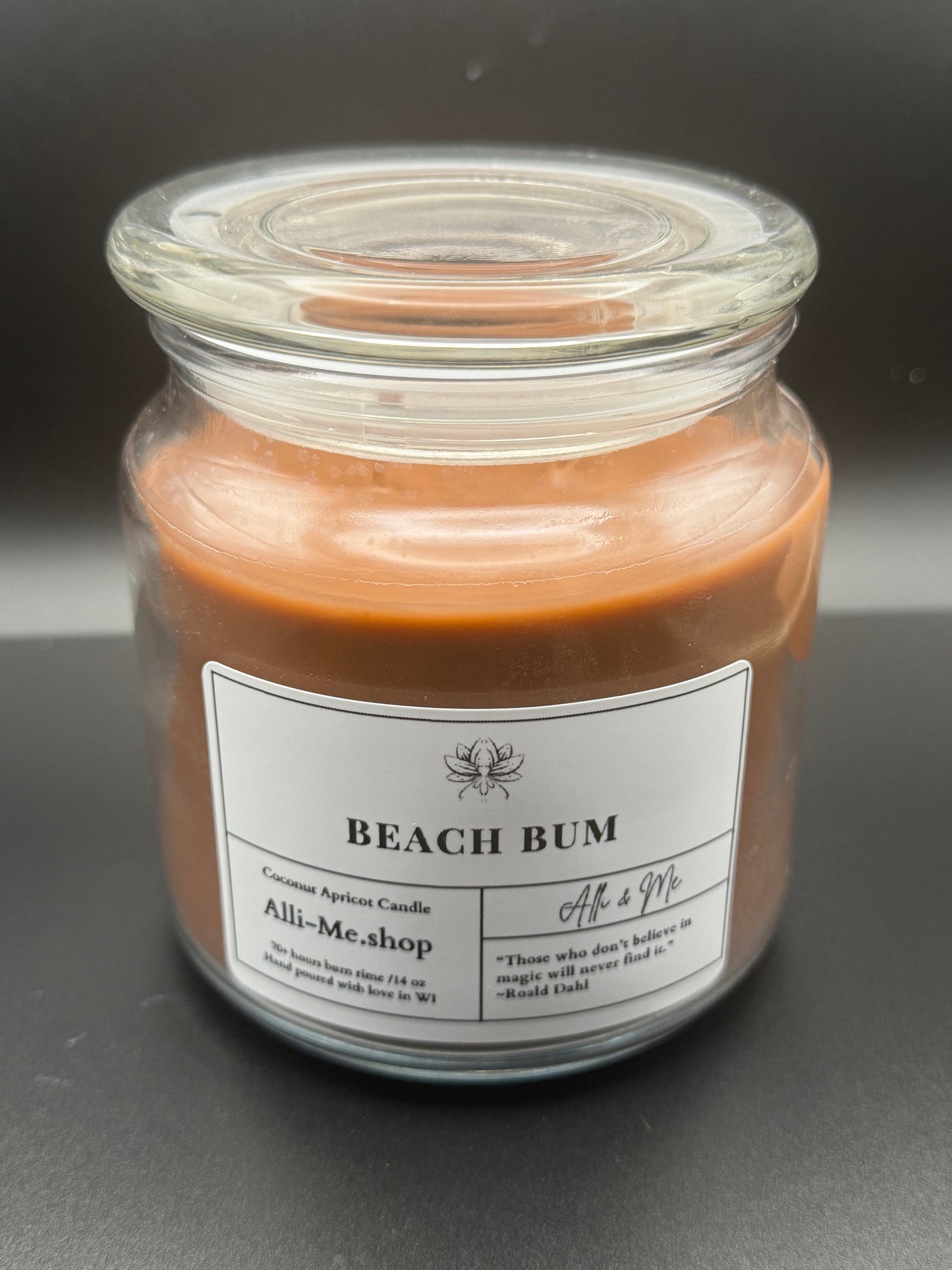 14 oz Apricot/Coconut Wax Candle