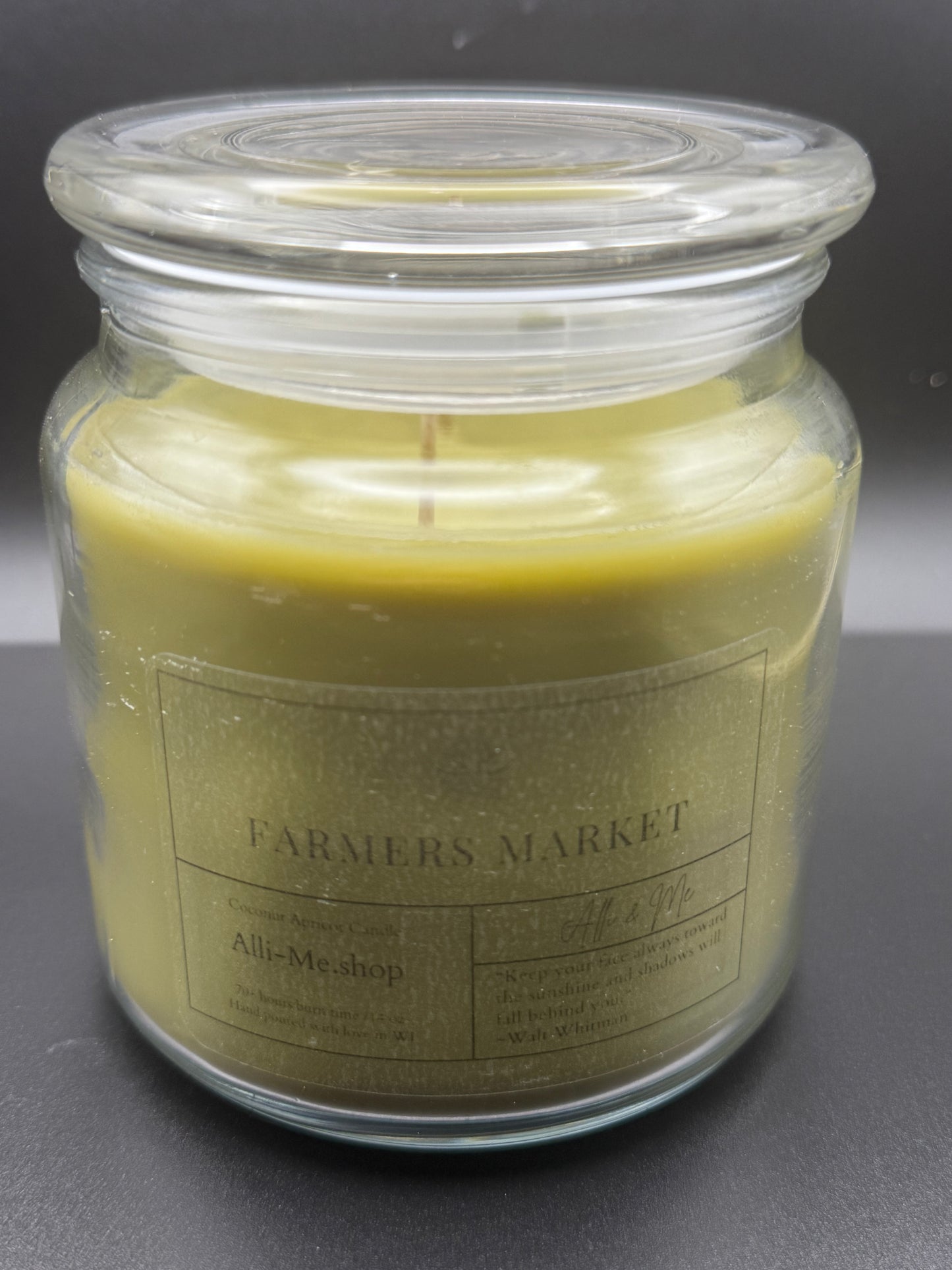 14 oz Apricot/Coconut Wax Candle